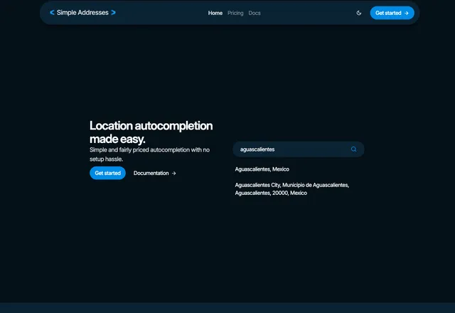 Simple Addresses